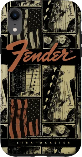 Vista 25 de Fender Funda vintage Stratocaster Americana Distressed Collage para iPhone 17