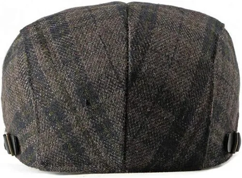 Vista 4 de paquete de 2 Algodón para hombre gorra plana Ivy Gatsby gorra sombrero