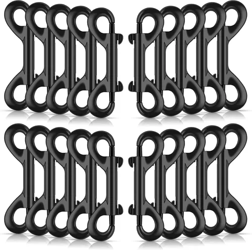 Vista 8 de ERKOON 3.5 Inch Double Sided Clips Trigger Snaps for Horse (30 Pack)