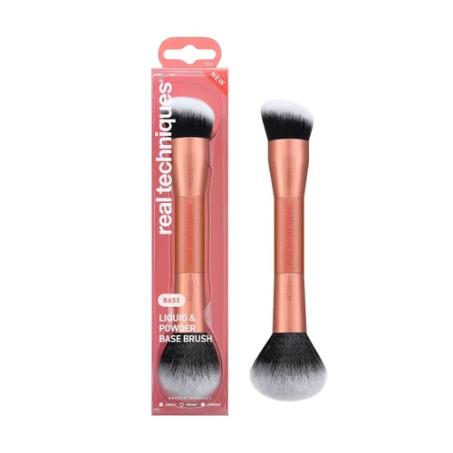 Vista 12 de Real Techniques Everything - Brocha de maquillaje facial, acabado impecable, aplicación de maquillaje sin rayas, para aplicación de maquillaje