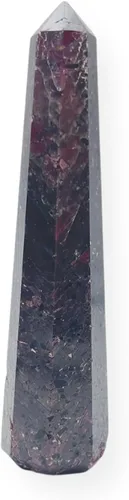 Vista 27 de WholesaleGemShop - Torre de obelisco de piedras preciosas de 3 pulgadas, faceta gigante, cristal de roca de Aura Rock Natural pulido Earth Wand