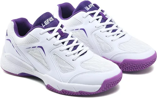 Vista 3 de LEFUS AMZ-P601 - Zapatos de pickleball para mujer, antideslizantes, acolchados, antitorque, transpirables
