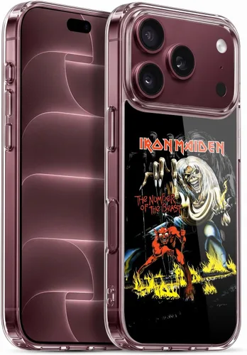 Vista 239 de Head Case Designs Funda de gel suave con licencia oficial de Iron Maiden Brave New World, compatible con Apple iPhone 7 Plus/iPhone 8 Plus Nuevo