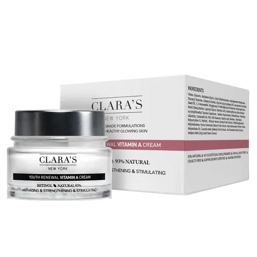 Vista 13 de CLARA'S NEW YORK Crema rejuvenecedora avanzada de colágeno, antiarrugas y hecha para una piel sana y brillante, fórmula rica, no pegajosa