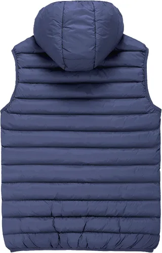 Vista 2 de Chaleco acolchado de invierno para hombre con capucha