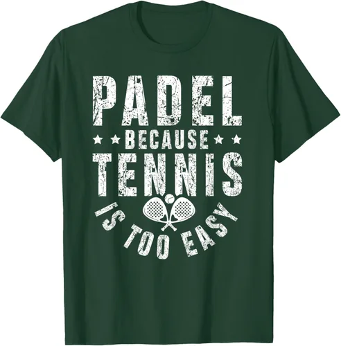 Vista 19 de Padel, Because Tennis is Too Easy - Camiseta de Padel Player