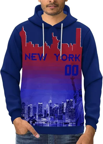Vista 84 de Custom Football Hoodies City Night Skyline Personalized Sweatshirt Name Number Fan Gift Pullover for Men Women Youth
