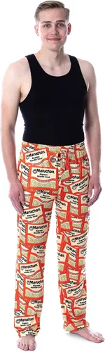 Vista 4 de Maruchan - Pantalones de pijama para hombre con sabor a pollo y fideos ramen