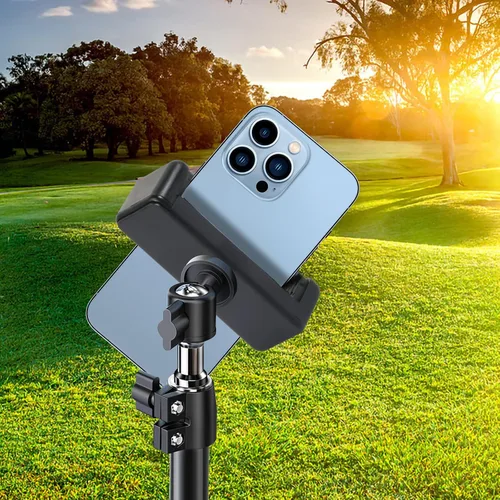 Vista 7 de Adaptador universal de montaje en trípode para teléfono celular, cabezal de conector de clip para teléfono utilizado para monopod selfie stick viaje