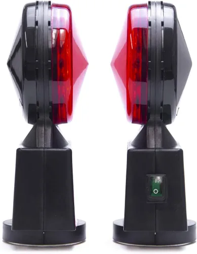 Vista 4 de Luces de remolque inalámbricas Master Tailgaters Luces de señal multifuncionales Montaje magnético resistente Alcance de 65 pies Conexión
