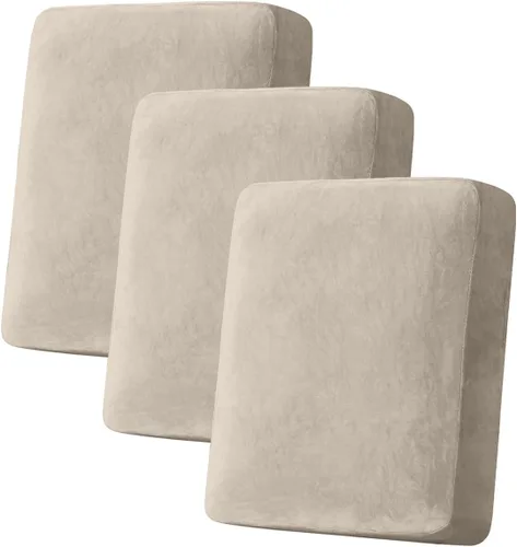 Vista 68 de Funda para Sofá de Terciopelo Elástico Funda de Cojín de Sofá 1 Pieza - Funda Elástica Lavable para Asiento o Respaldo, Fundas de Asiento para Sofás