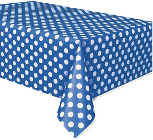 Vista 9 de Mantel de plástico con lunares, 108 x 54 pulgadas, verde lima