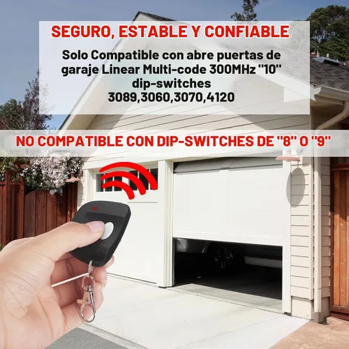 Vista 3 de Kingdder 3 unidades de control remoto de apertura de puerta compatible