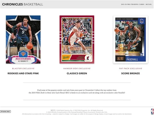 Vista 7 de Panini Chronicles NBA 2019/20 Caja de baloncesto BLASTER (40 cartas)