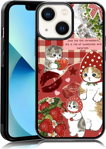 Vista 110 de Elegante funda de teléfono con diseño de gato Marie compatible con iPhone 11, funda de encaje dorado para iPhone, a prueba de golpes, rosa fucsia