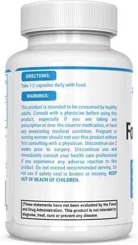 Vista 6 de PEScience Forskolin Capsules, 95% puro extracto de forskolina, patentado ForsLean, 60