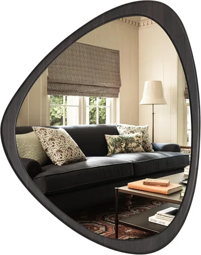 Vista 26 de WallBeyond Espejo asimétrico, espejo de pared irregular, espejos de pared decorativos para dormitorio, sala de estar, entrada, pasillo, espejo