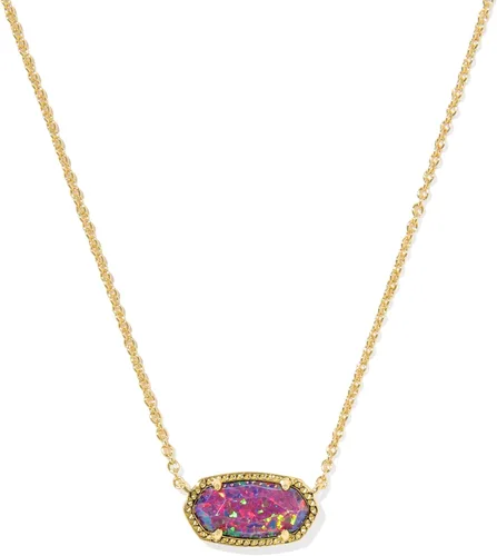 Vista 60 de Kendra Scott Starstruck Elisa - Collar con colgante ORO - CONCHA ABALONE