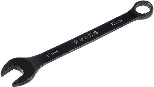 Vista 10 de uxcell Llave combinada métrica de extremo abierto, caja de 0.630 in, 12 puntos, acabado cromado, Cr-V