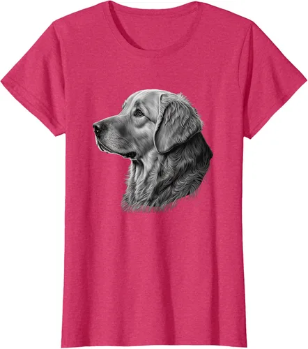Vista 11 de Camiseta divertida Golden Retriever, Negro