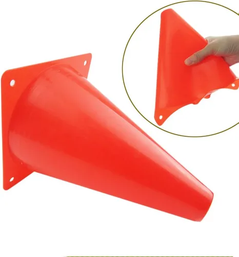 Vista 3 de Mirepty Conos de Tráfico de Plástico de 7 Pulgadas Marcador de Agilidad para Entrenamiento Deportivo para Fútbol, Patinaje, Fútbol Americano