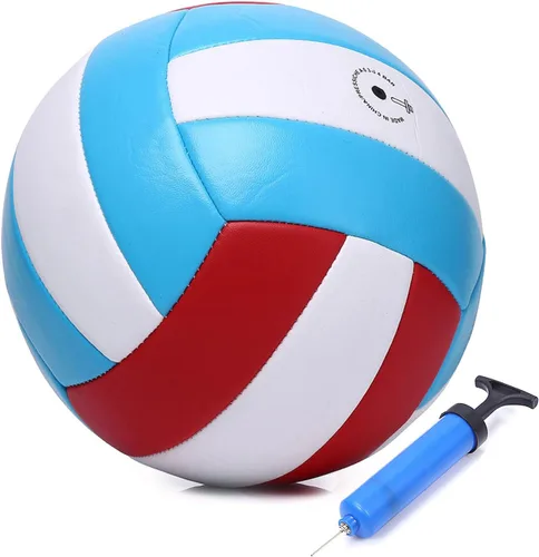 Vista 9 de ABAJI Pelota oficial de voleibol más gruesa de poliuretano impermeable antiexplosión 15+ años para niños y niñas, juego de entrenamiento