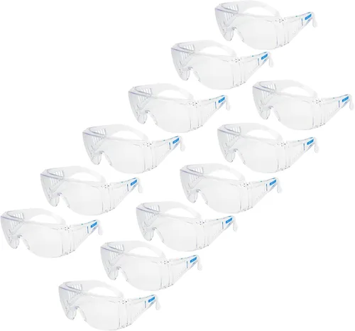 Vista 11 de JORESTECH Safety Glasses Designed to Fit Over Eyewear, ANSI Z87+ Compliant, Impact-Resistant Polycarbonate, UV Protection