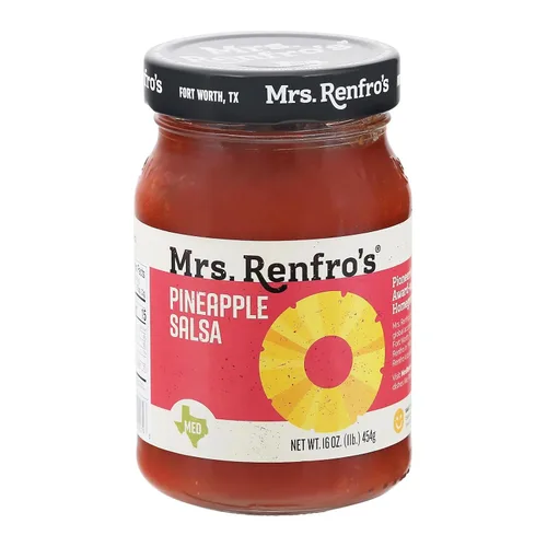 Vista 9 de Mrs. Renfro's Chipotle Corn Salsa, 16 oz Jars (Pack of 4) – Gluten Free Smoky Chipotle Salsa with Sweet Corn & Tomatoes – Texas-Style Salsa for