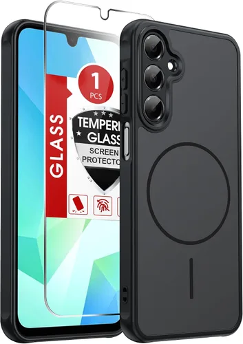 Vista 338 de LeYi Funda para teléfono Samsung-S23: protector de pantalla e imán MagSafe Púrpura