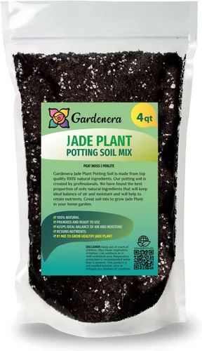 Vista 10 de GARDENERA Mezcla de tierra para macetas prémium para plantas de jade, 2 cuartos de galón, una combinación perfecta de ingredientes orgánicos para un