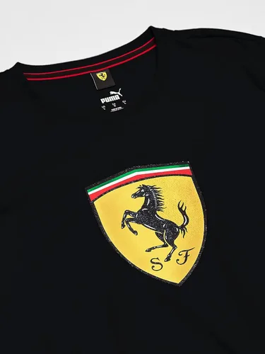 Vista 2 de PUMA Mens Ferrari Race Colored Big Shield Tee