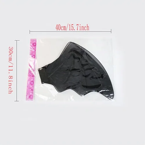 Vista 7 de BinaryABC Disfraz de alas de murciélago de vampiro, accesorio de cosplay de Las alas negras de poliéster suave son ligeras con correas de hombro