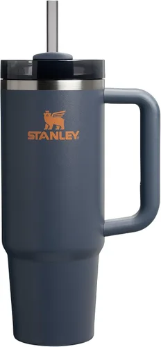 Vista 106 de STANLEY Quencher H2.0 Vaso Térmico con asa y pajilla, 64 onzas, tapa Flowstate de 3 posiciones, gran capacidad para viajes y deportes, vaso de acero