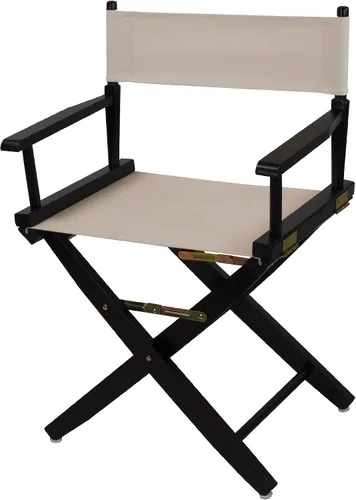 Vista 30 de American Trails Silla de director extra ancha de 18.0 in, marco negro con lona negra premium