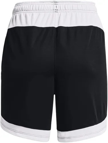 Vista 2 de Under Armour Baseline - Pantalones cortos de baloncesto para mujer de 6 pulgadas
