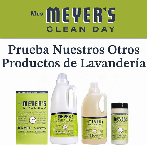 Vista 6 de Mrs Meyer's Lemon Verbena Detergente para ropa, 64 FZ