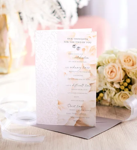 Vista 6 de Tarjeta de boda American Greetings (Hermoso comienzo)