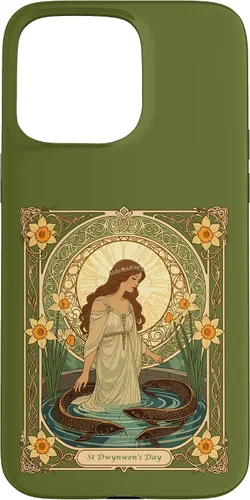 Vista 31 de Dwynwen's Well and Sacred Fish Case for iPhone 17
