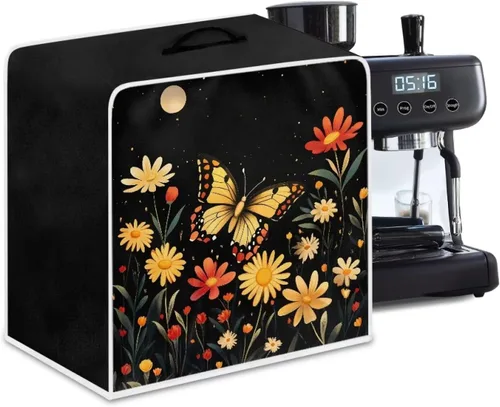 Vista 20 de Cubiertas antipolvo para máquina de café cruzado con bandera estadounidense, para mezclador, máquina de jugo, mantiene la cocina y la oficina