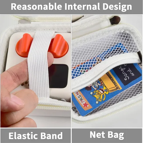 Vista 5 de casmilee Funda de viaje compatible con Yoto Mini – Reproductor de audio y música para niños, bolsa de soporte para altavoces infantiles reproduce