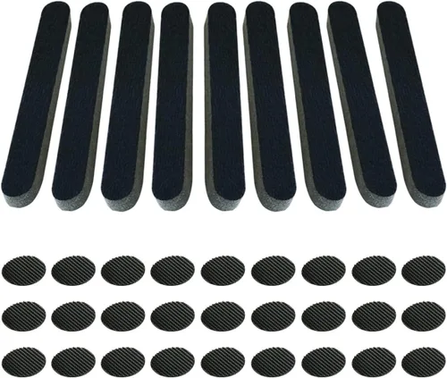 Vista 16 de Kit de acolchado para casco, almohadillas universales de espuma de repuesto para bicicleta, motocicleta, accesorios para casco (negro, juego de 1)