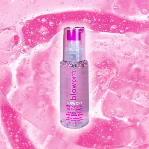 Vista 3 de blowpro Weather Girl - Suero antiencrespamiento, protege el cabello durante todo el día, suero ligero, mezcla de soja y seda que mejora el cabello