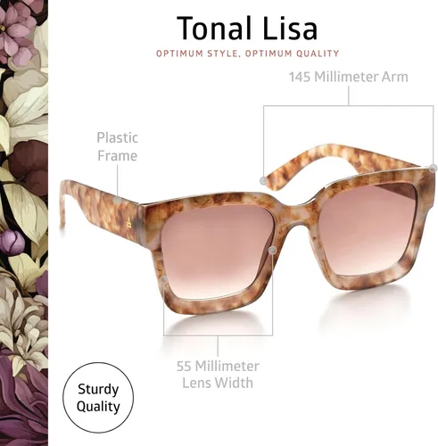 Vista 93 de OPTIMUM OPTICAL Gafas de sol protectoras UV atemporales para hombres y mujeres