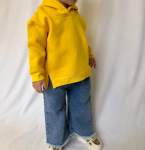 Vista 2 de QLIPIN Sudadera unisex con capucha para bebé, sudadera de manga larga