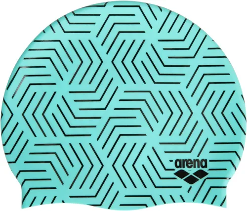 Vista 11 de Arena Gorro de natación unisex de silicona suave para mujeres y hombres, entrenamiento intensivo, cómodo, antideslizante, largo, sombrero de natación