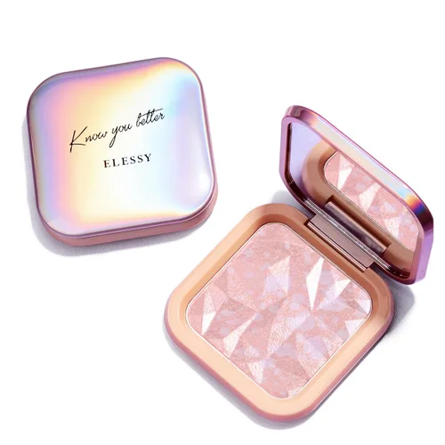 Vista 8 de ELESSY Paleta de Iluminador de Maquillaje Paleta de Iluminador Facial Paleta de Iluminador Facial de Larga Duración Paleta de Maquillaje Iluminador