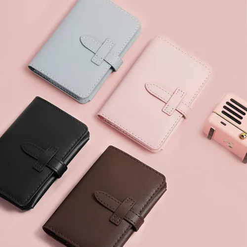 Vista 5 de POPSEWING Kit de fabricación de carteras para pasaporte, kit de cartera de cuero de vaca, cartera con clip para dinero para hombres, cartera