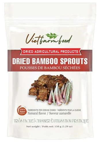 Vista 20 de SETAS ABALONE SECAS 5.29 Oz (5.29 oz) VIETFARMFOOD: Productos agrícolas secos con sabor natural puro. Utilizados como ingredientes de cocina