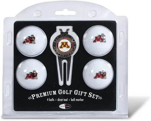 Vista 14 de Team Golf NCAA Unisex-Adult Team Golf NCAA Regulation Size Golf Balls (4 Count) & Divot Tool with Removable Double-Sided Magnetic Marker Cincinnati