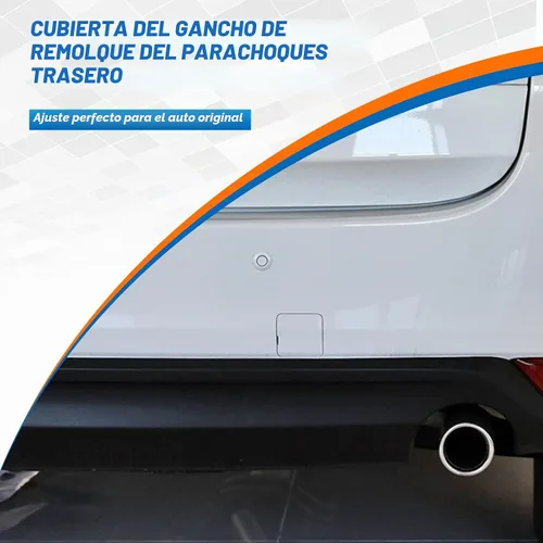 Vista 2 de Cubierta de gancho de remolque para parachoques trasero Tapa de ojo de remolque Compatible con Mazda CX-5 2017 2018 2019 2020 2021 KB8A50EK1BB